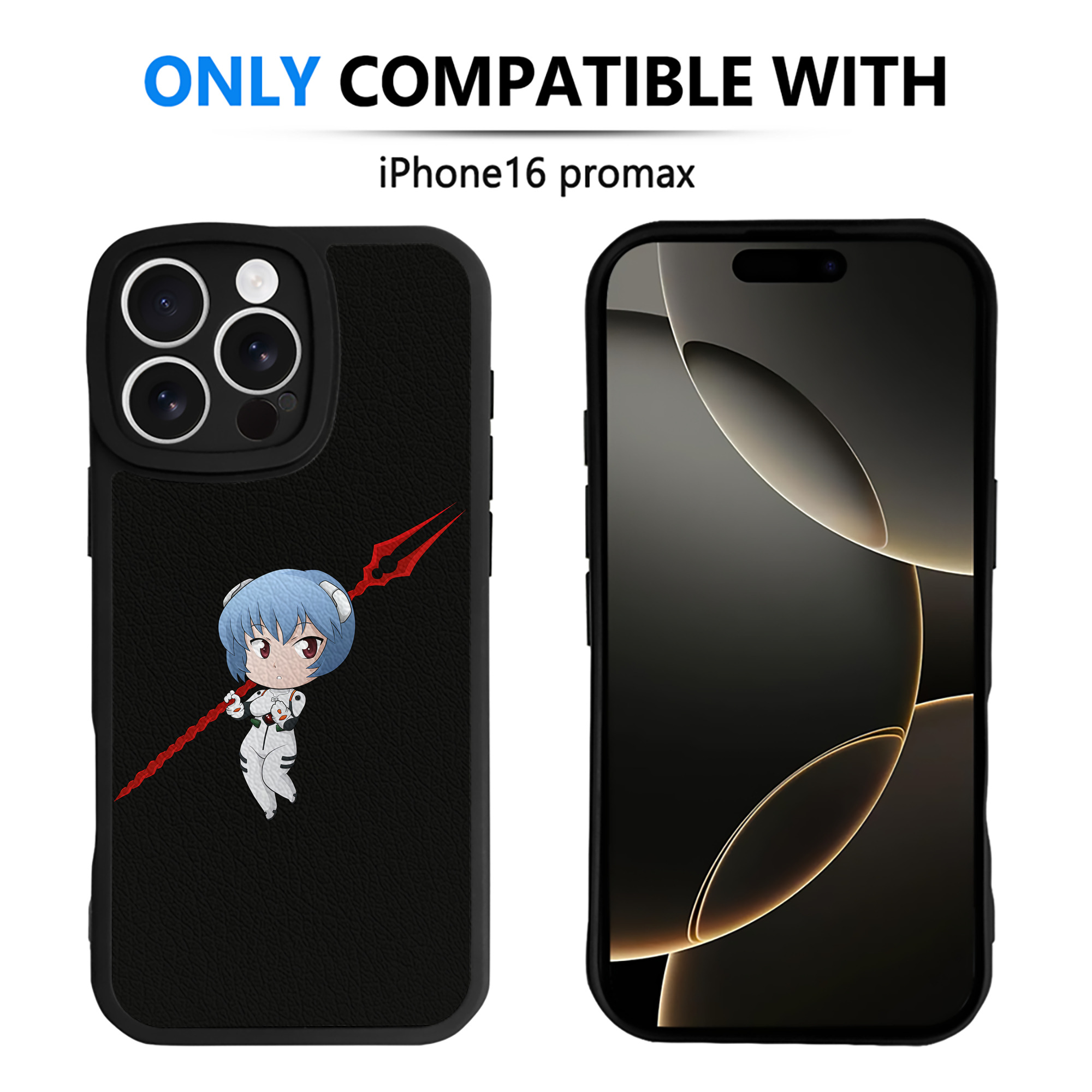 （画像用） EVA 新世紀エヴァンゲリオン 【iPhone 16シリーズ対応】シリコンスマホケース（レザー調） 材質：シリコン